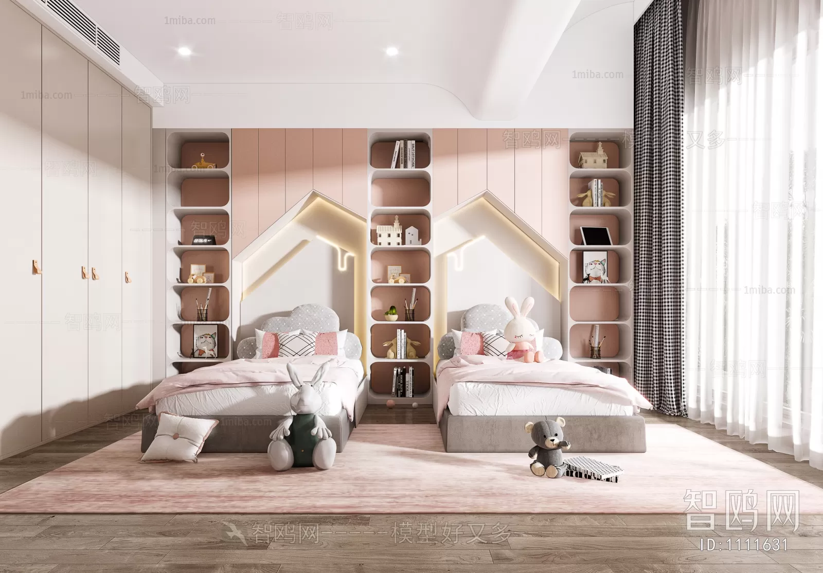 BED FOR KID – 3D MODELS – 014 – PRO