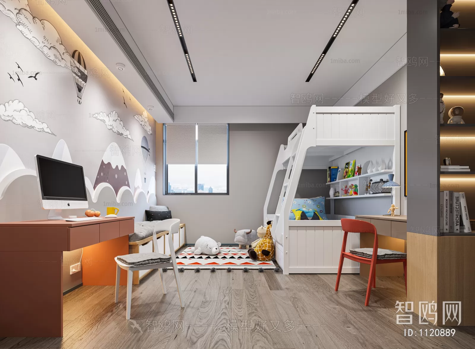 BED FOR KID – 3D MODELS – 016 – PRO