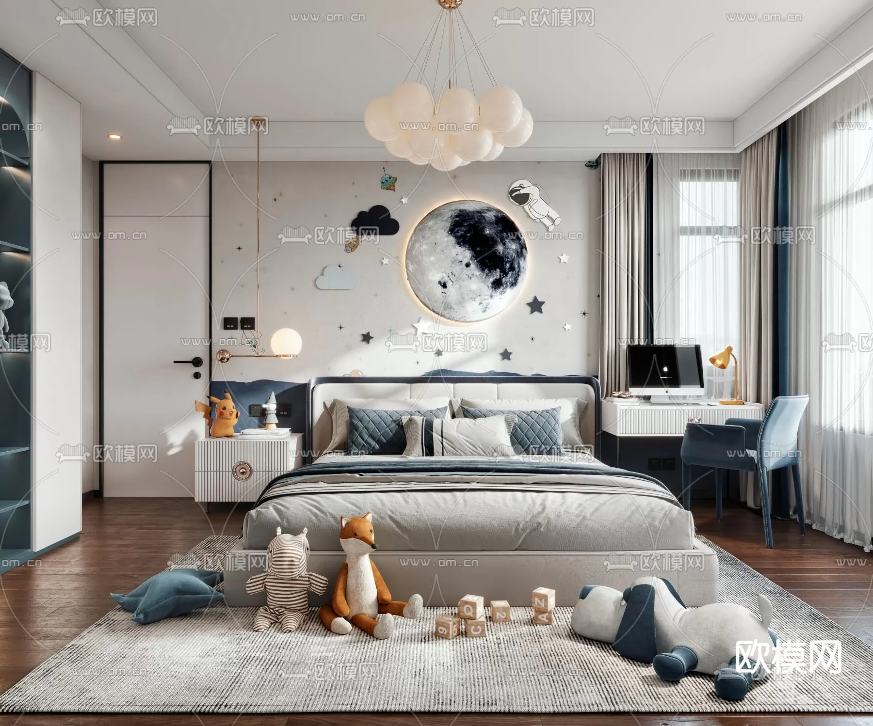 BED FOR KID – 3D MODELS – 026 – PRO