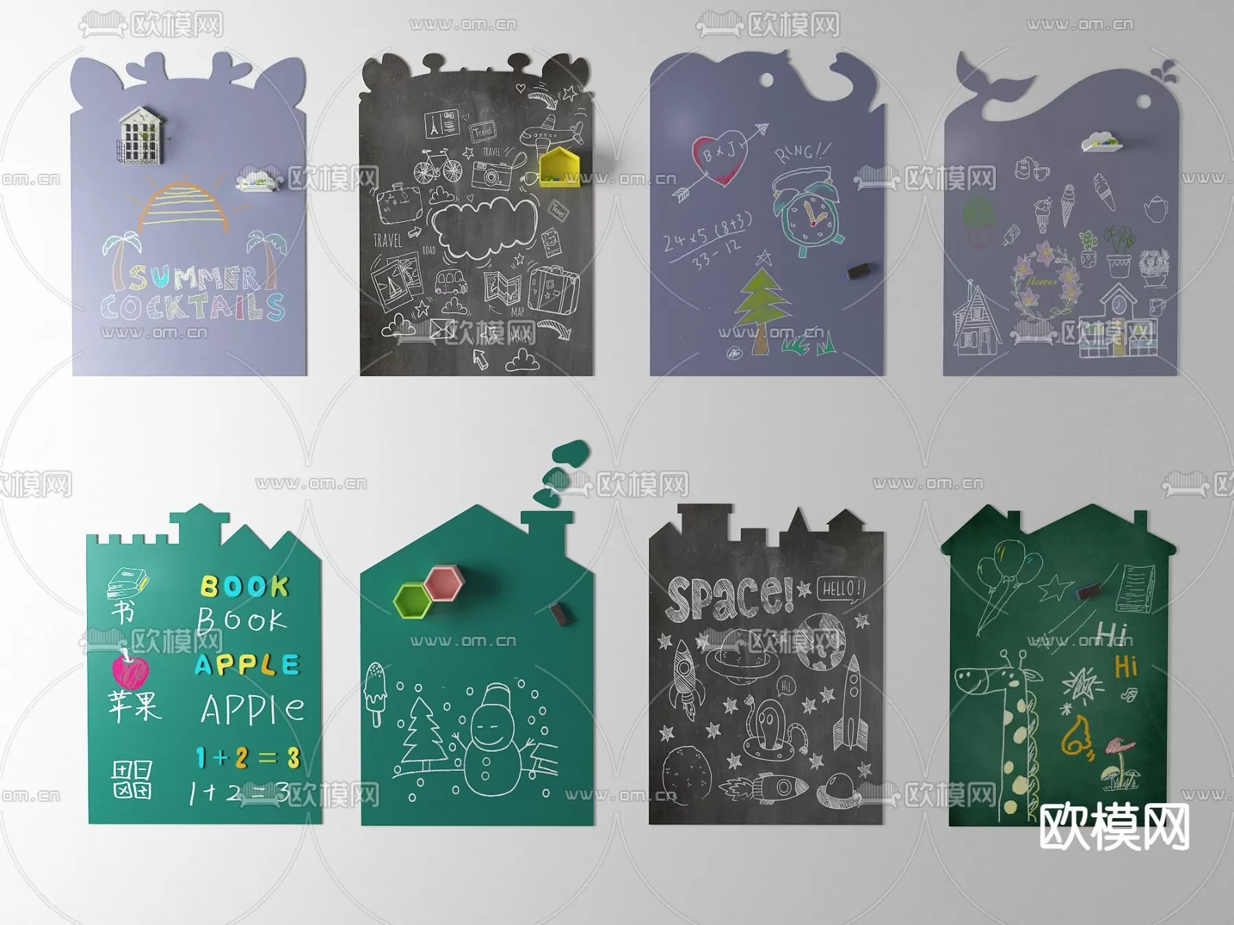 BED FOR KID – 3D MODELS – 030 – PRO