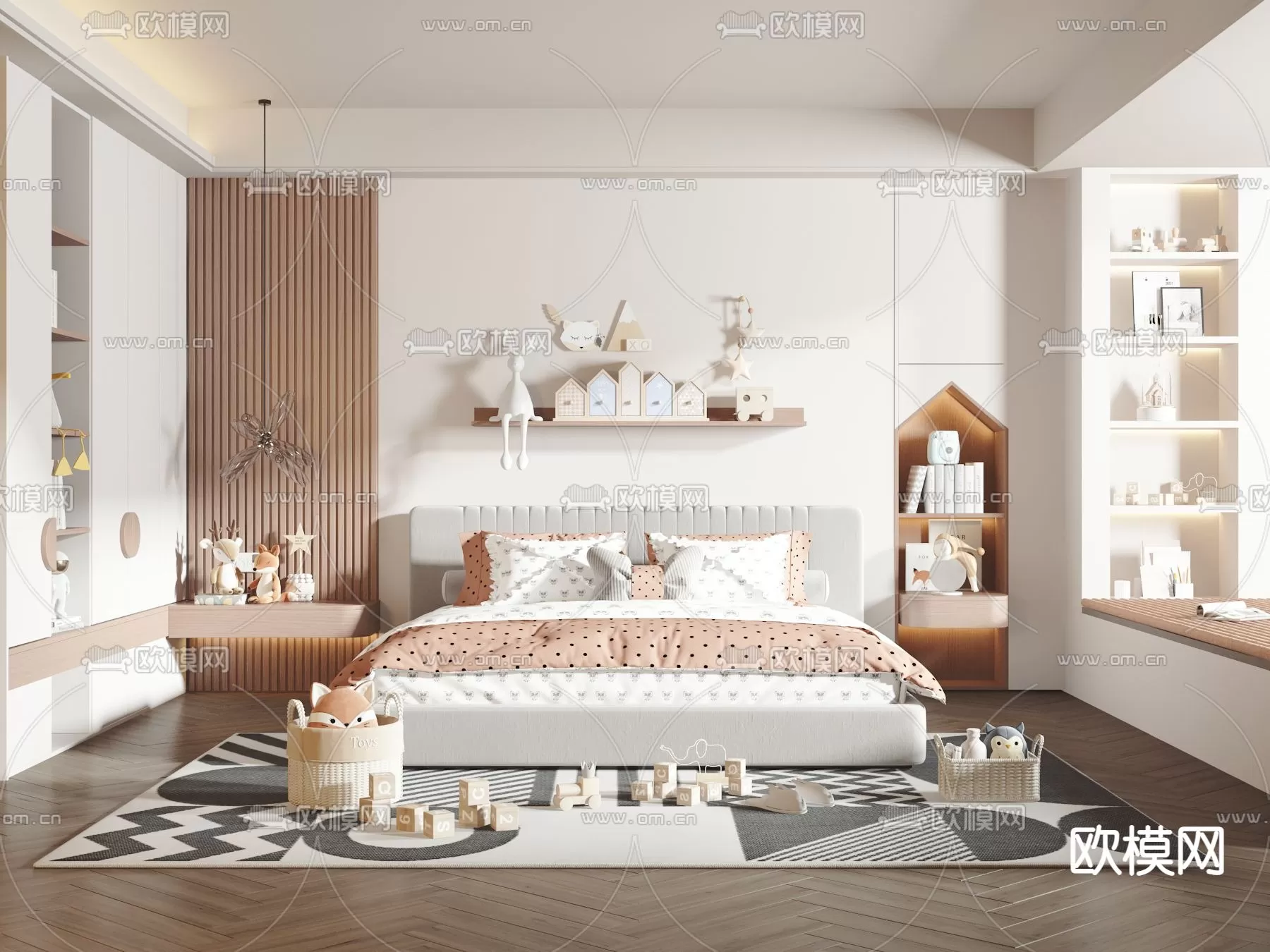 BED FOR KID – 3D MODELS – 037 – PRO