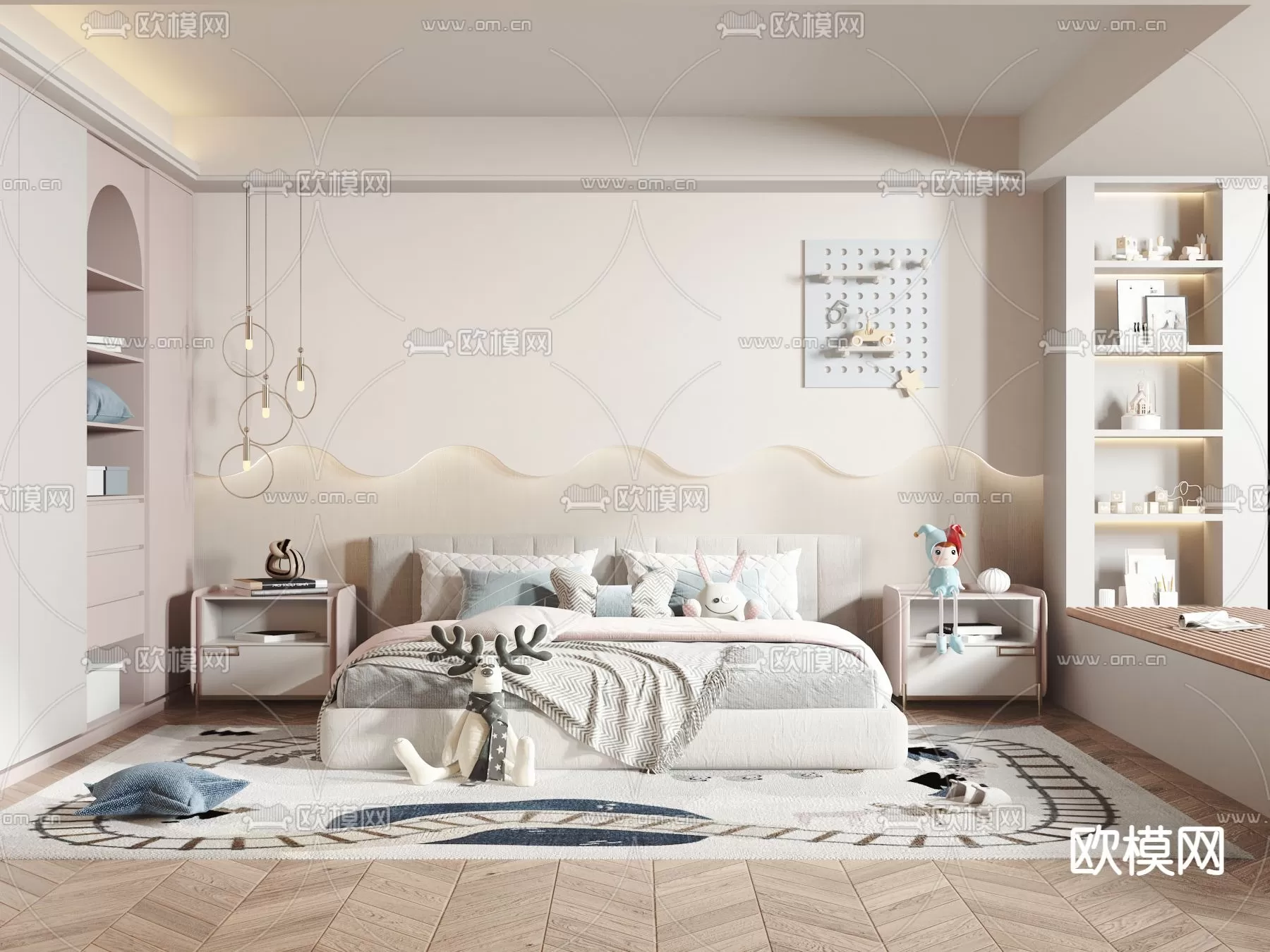 BED FOR KID – 3D MODELS – 038 – PRO