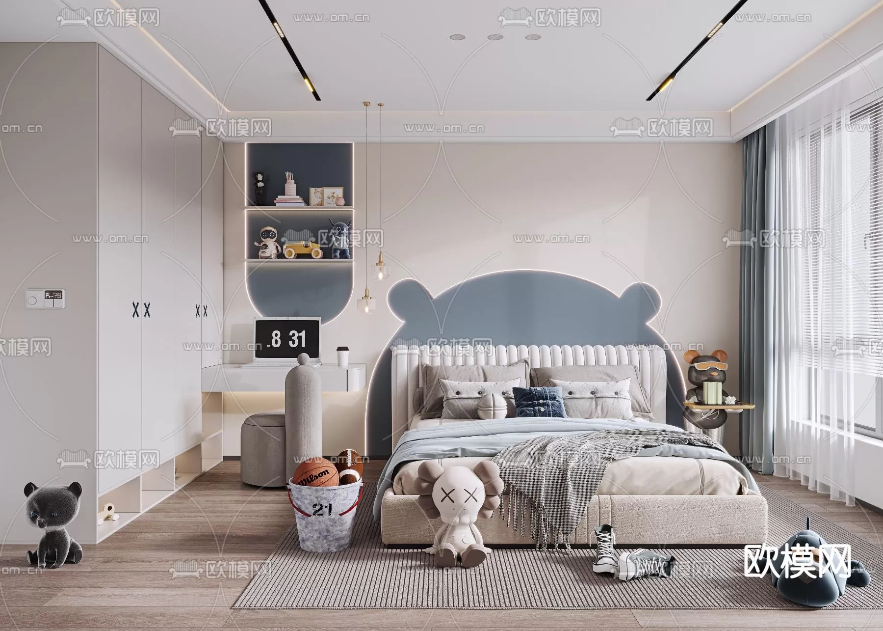 BED FOR KID – 3D MODELS – 039 – PRO