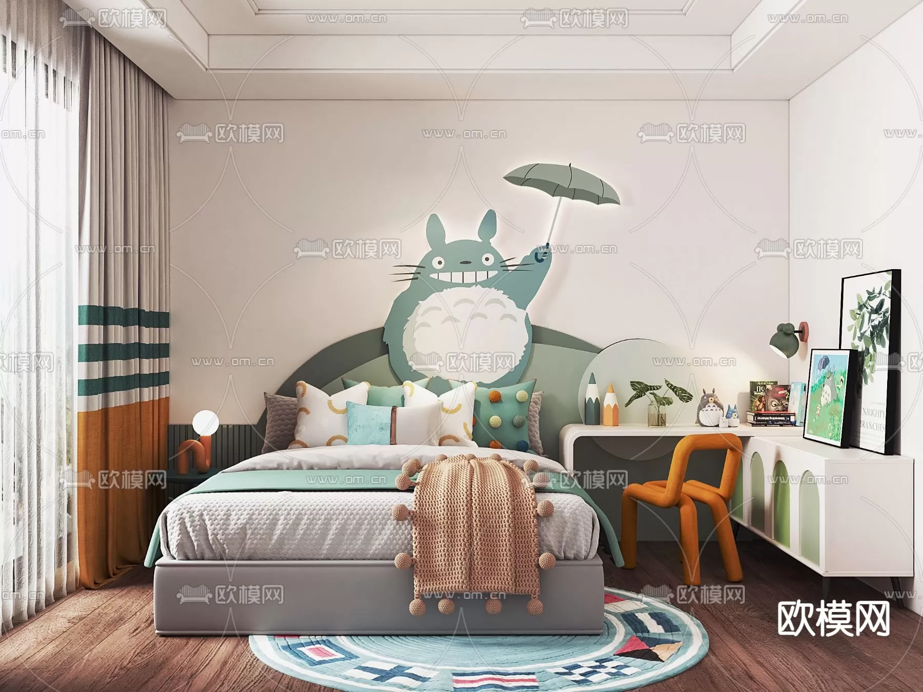 BED FOR KID – 3D MODELS – 040 – PRO