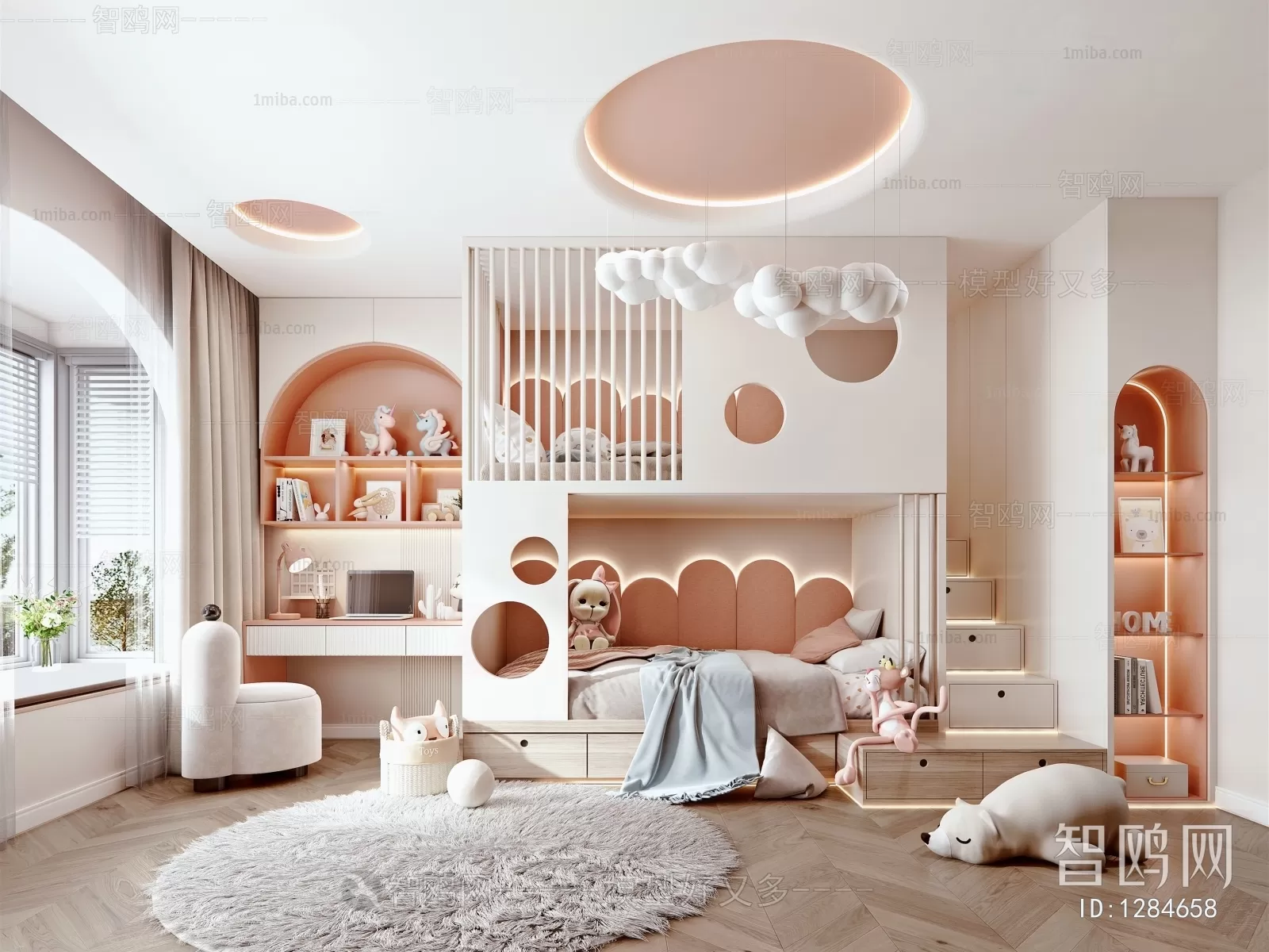 BED FOR KID – 3D MODELS – 047 – PRO