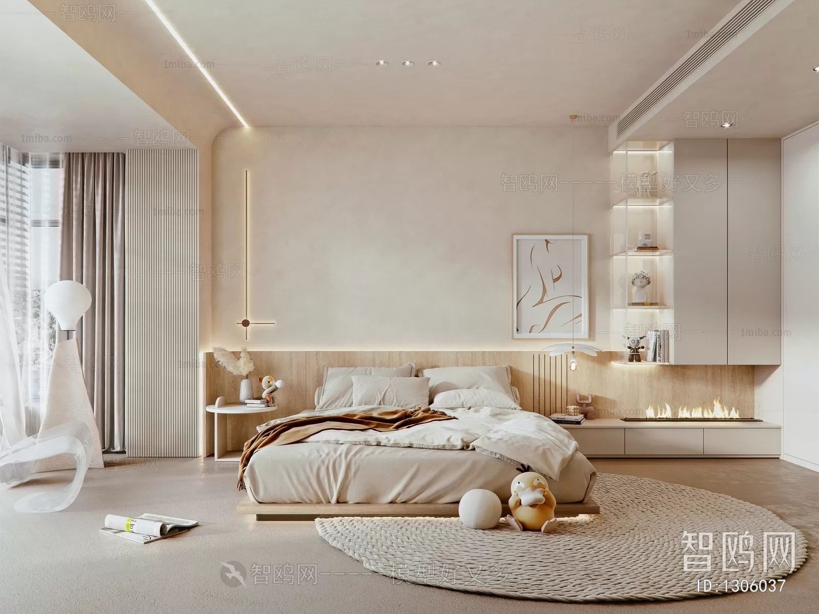 BED FOR KID – 3D MODELS – 055 – PRO