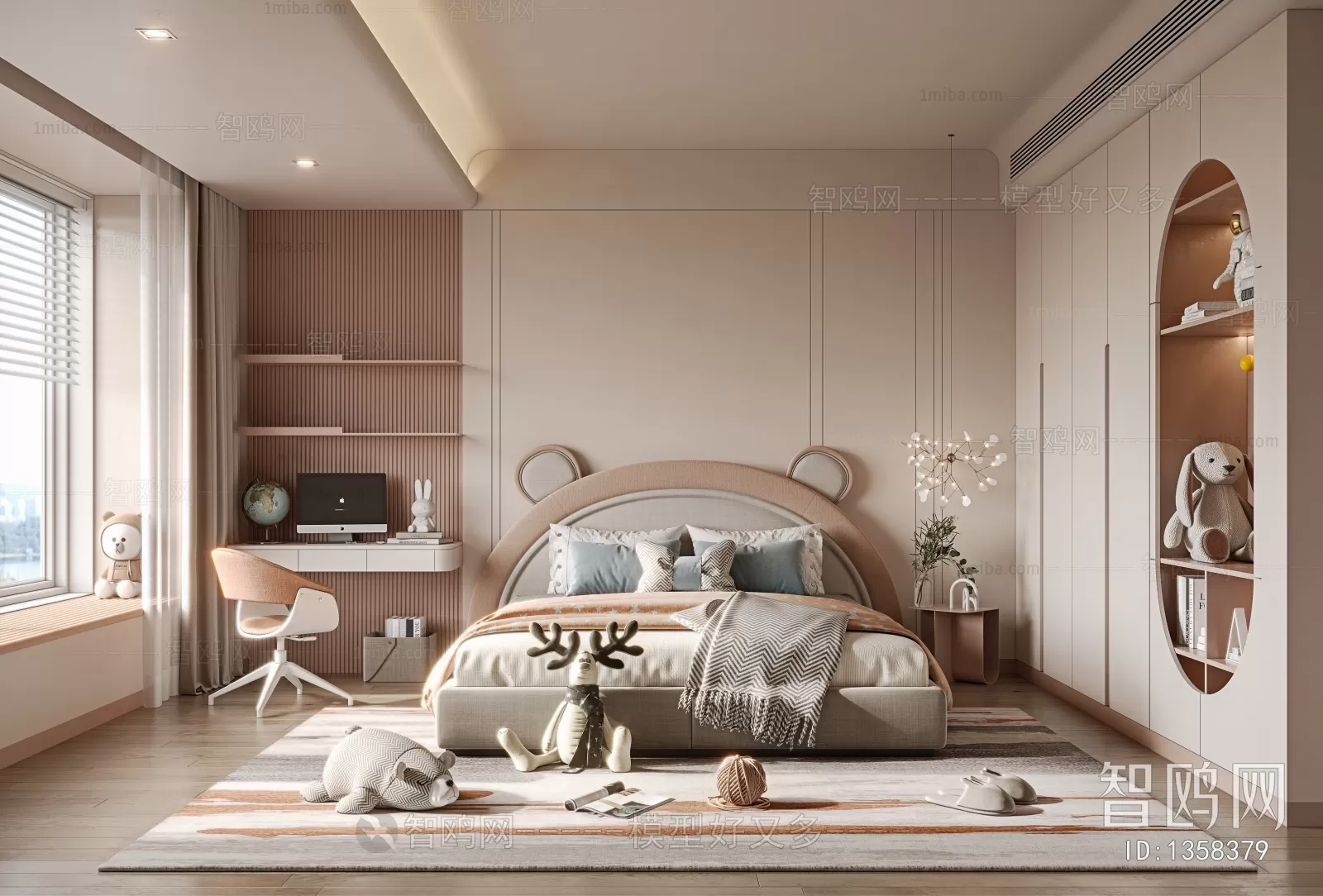 BED FOR KID – 3D MODELS – 060 – PRO