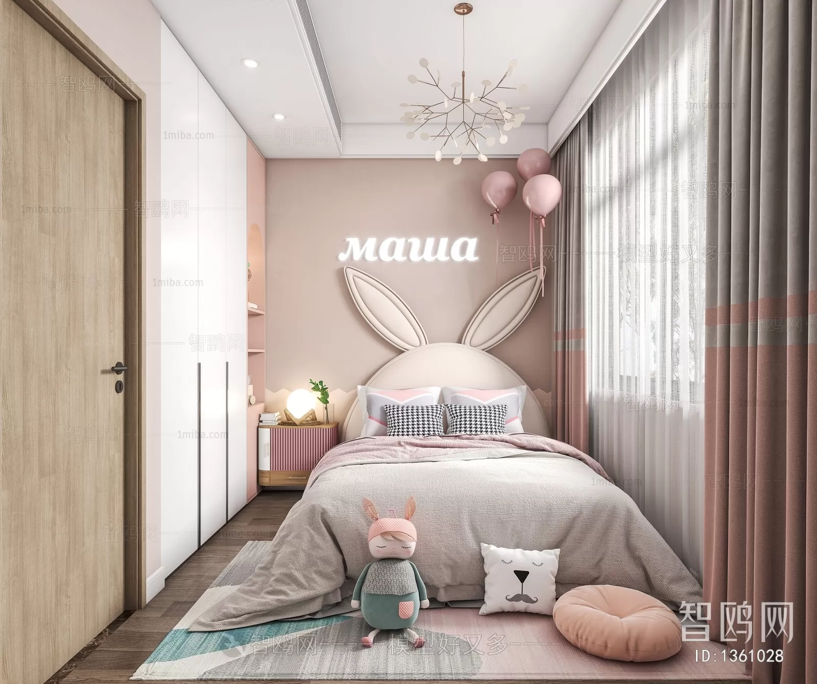 BED FOR KID – 3D MODELS – 061 – PRO