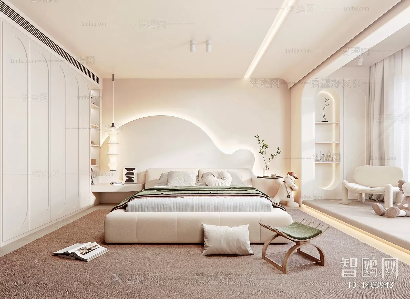 BED FOR KID – 3D MODELS – 066 – PRO