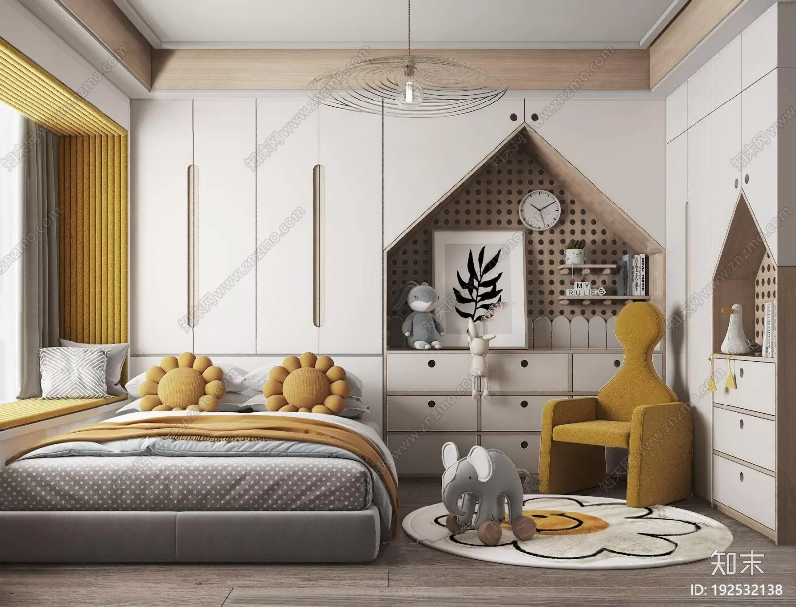 BED FOR KID – 3D MODELS – 070 – PRO