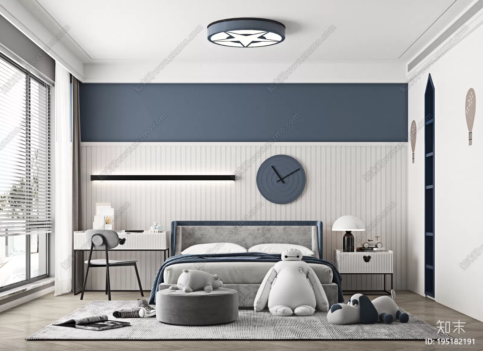 BED FOR KID – 3D MODELS – 072 – PRO