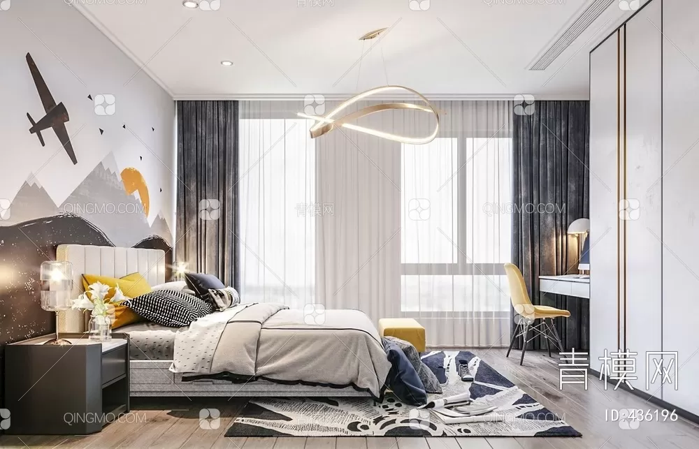 BED FOR KID – 3D MODELS – 073 – PRO