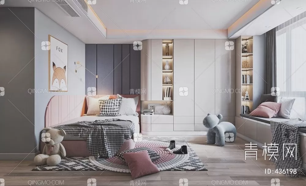 BED FOR KID – 3D MODELS – 074 – PRO