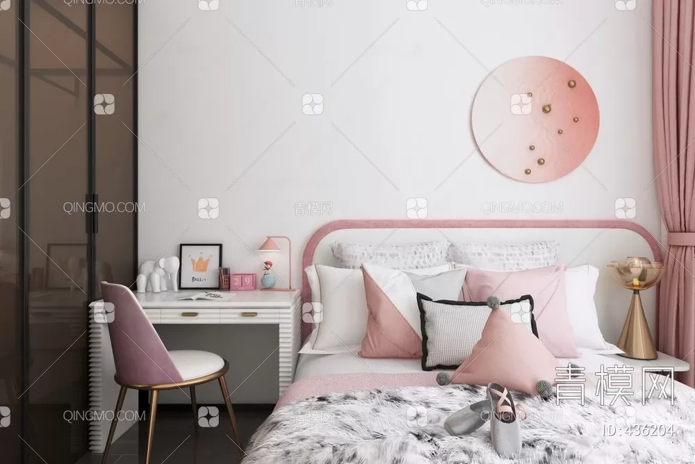 BED FOR KID – 3D MODELS – 078 – PRO