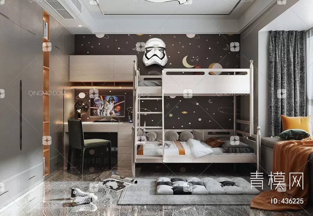 BED FOR KID – 3D MODELS – 084 – PRO