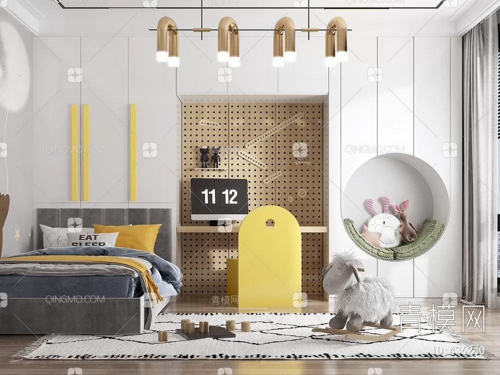 BED FOR KID – 3D MODELS – 088 – PRO