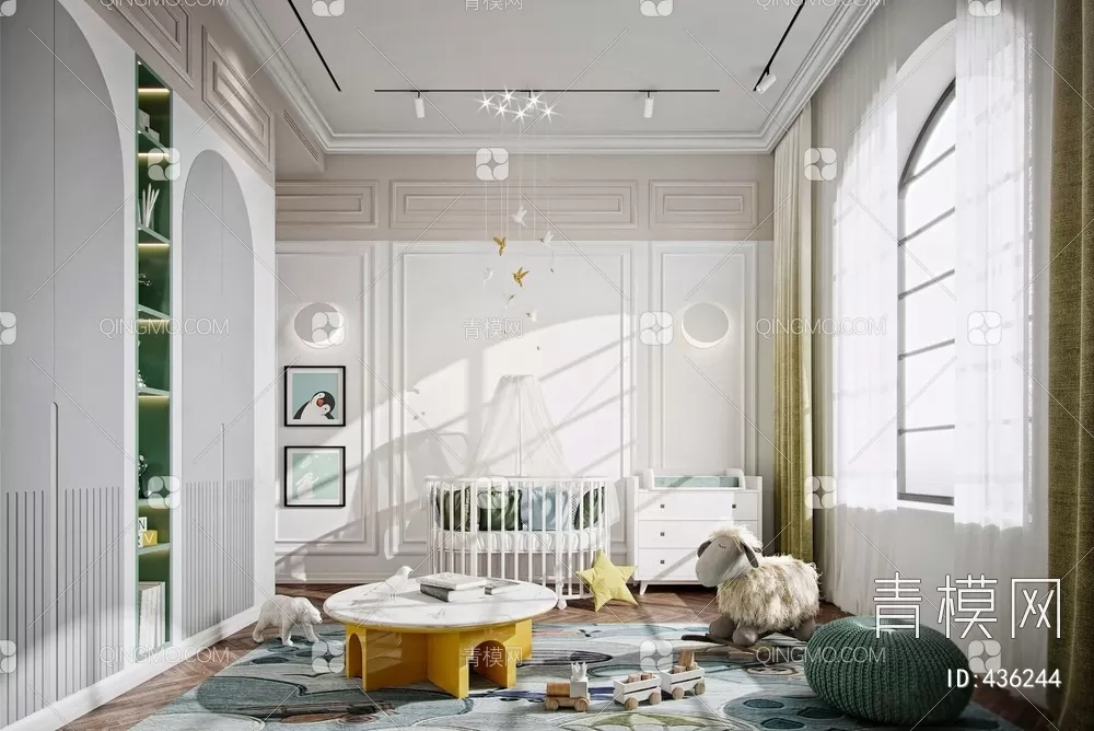 BED FOR KID – 3D MODELS – 091 – PRO