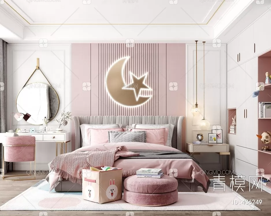 BED FOR KID – 3D MODELS – 092 – PRO