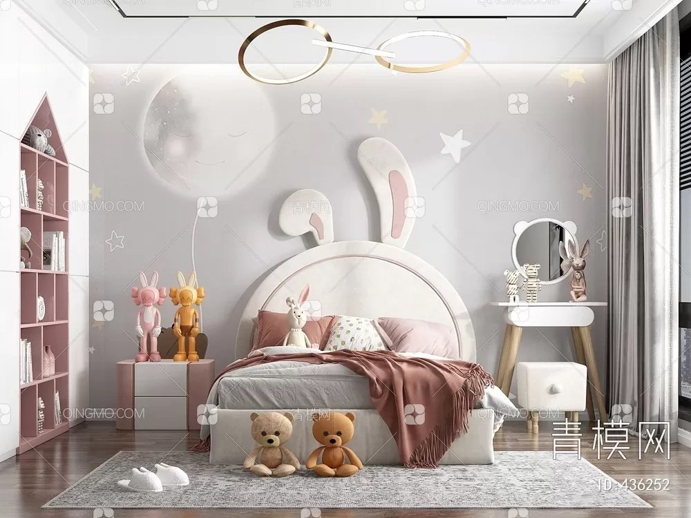 BED FOR KID – 3D MODELS – 094 – PRO