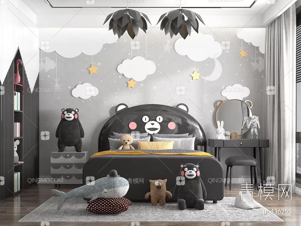 BED FOR KID – 3D MODELS – 095 – PRO