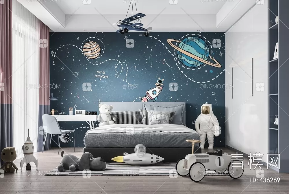 BED FOR KID – 3D MODELS – 097 – PRO