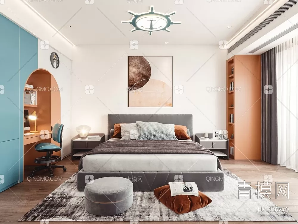 BED FOR KID – 3D MODELS – 098 – PRO