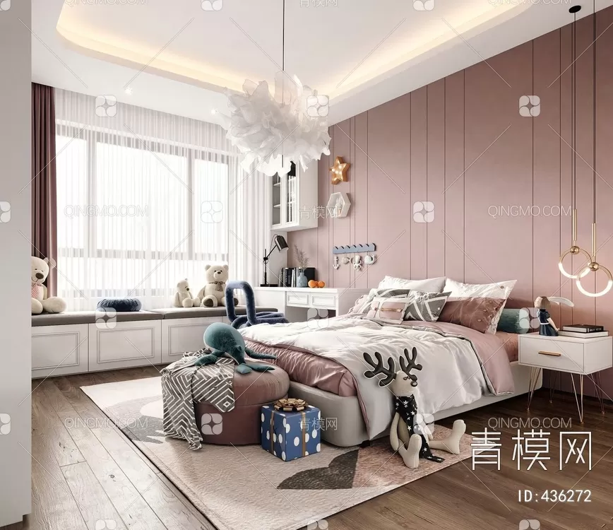 BED FOR KID – 3D MODELS – 099 – PRO