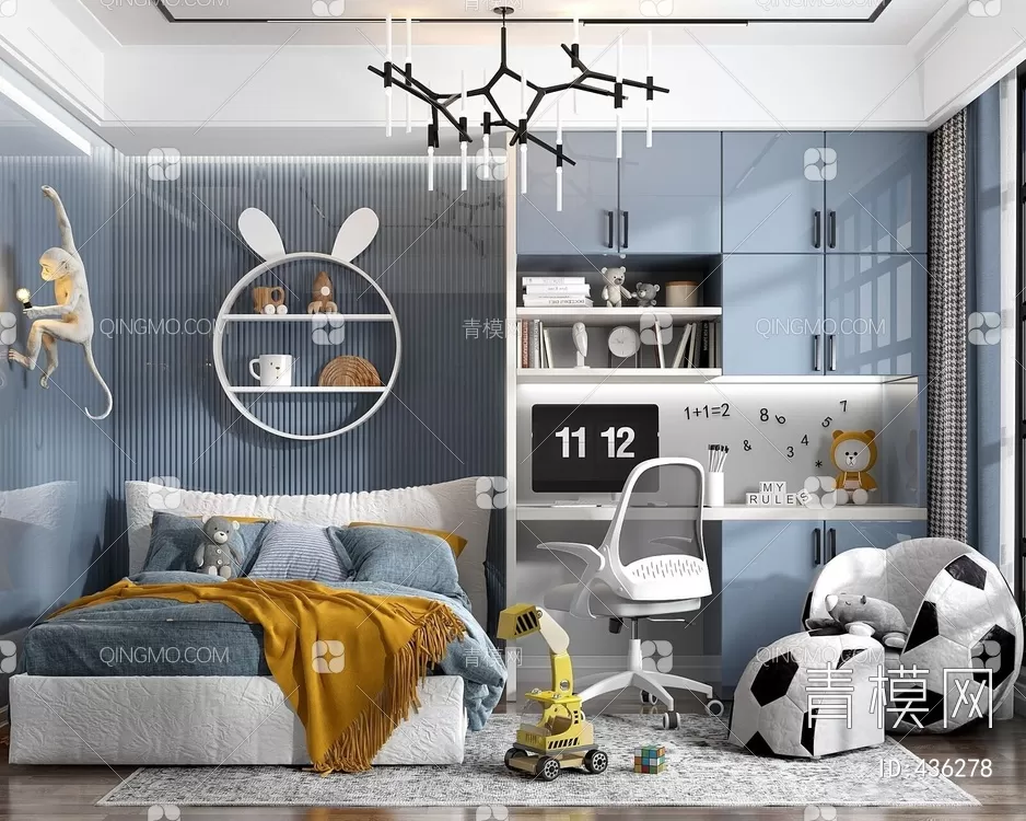 BED FOR KID – 3D MODELS – 101 – PRO