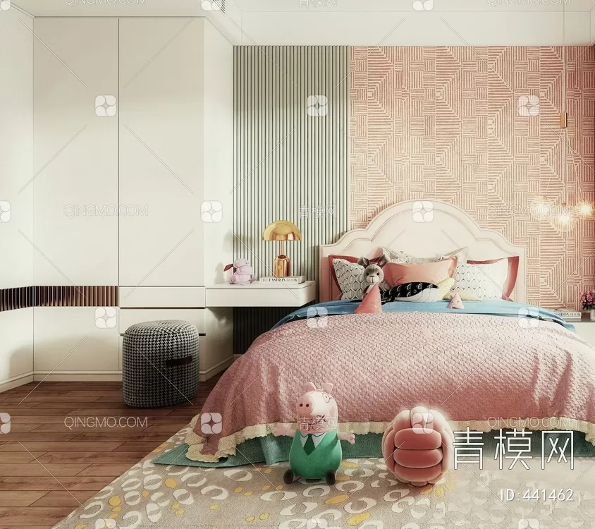 BED FOR KID – 3D MODELS – 110 – PRO