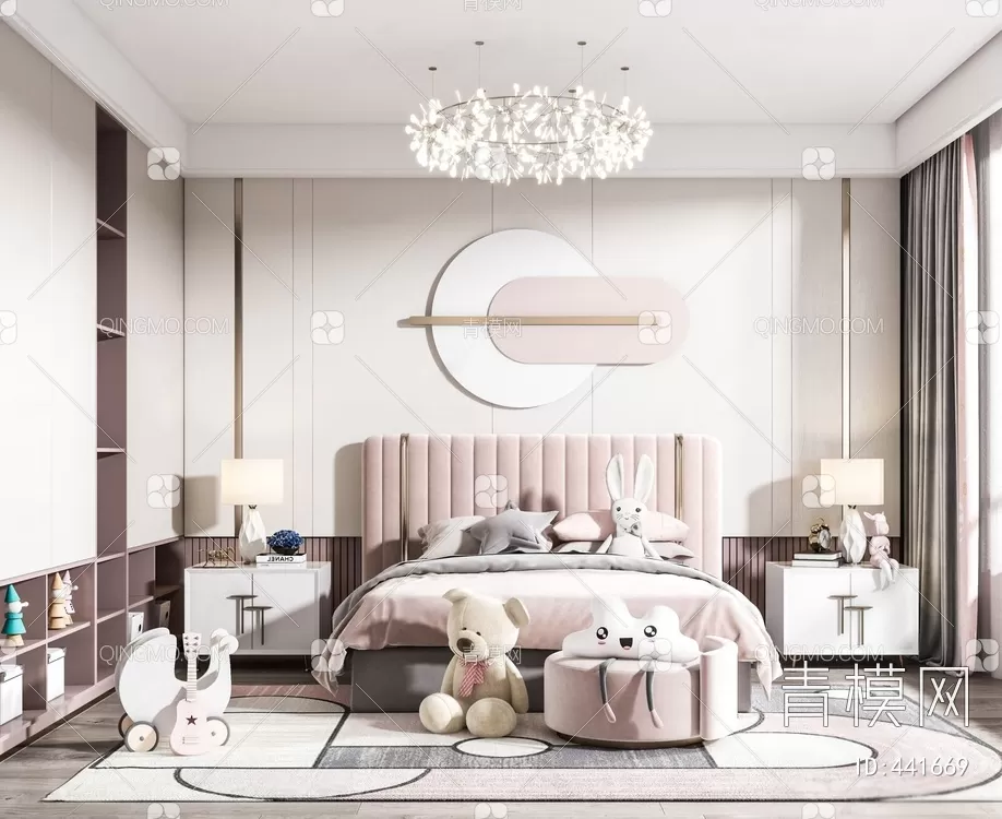 BED FOR KID – 3D MODELS – 112 – PRO