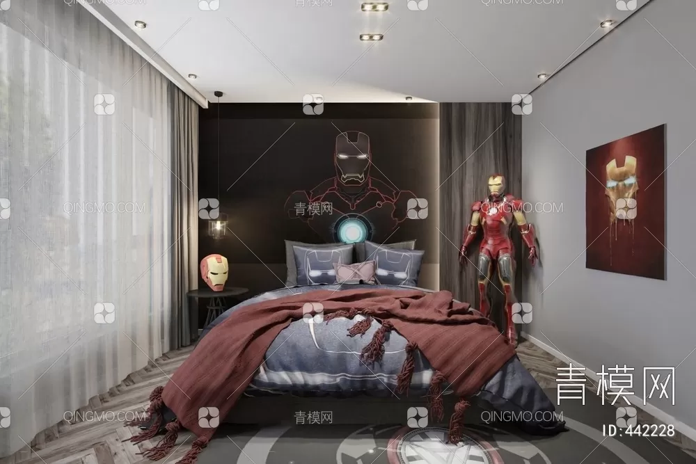 BED FOR KID – 3D MODELS – 113 – PRO