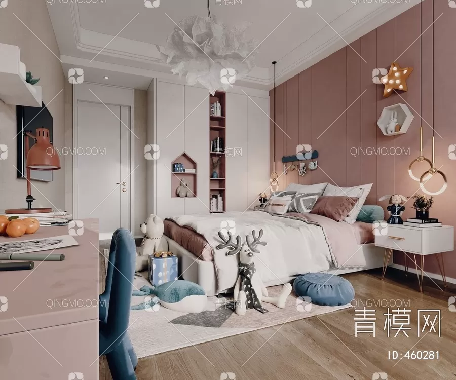 BED FOR KID – 3D MODELS – 114 – PRO