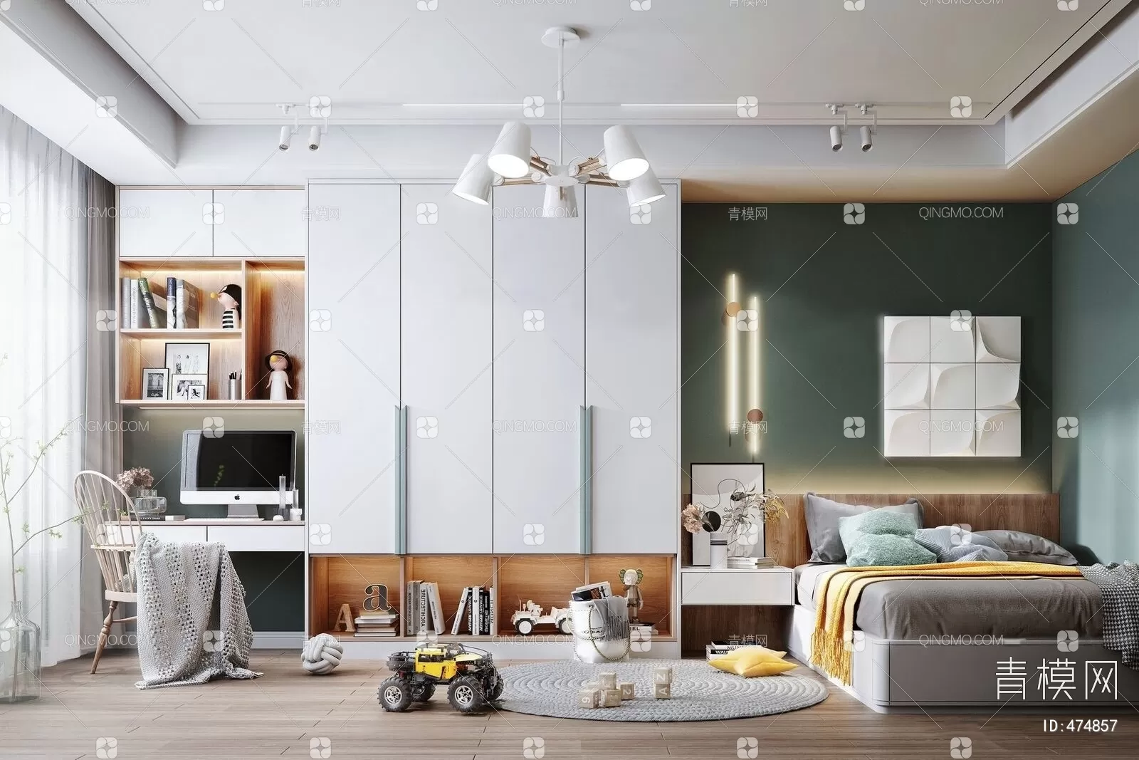 BED FOR KID – 3D MODELS – 119 – PRO