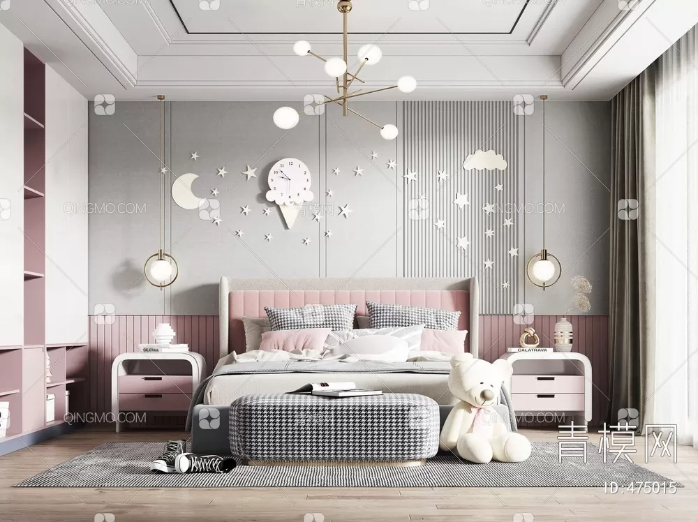 BED FOR KID – 3D MODELS – 122 – PRO