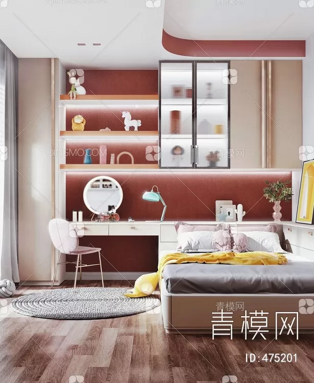 BED FOR KID – 3D MODELS – 125 – PRO