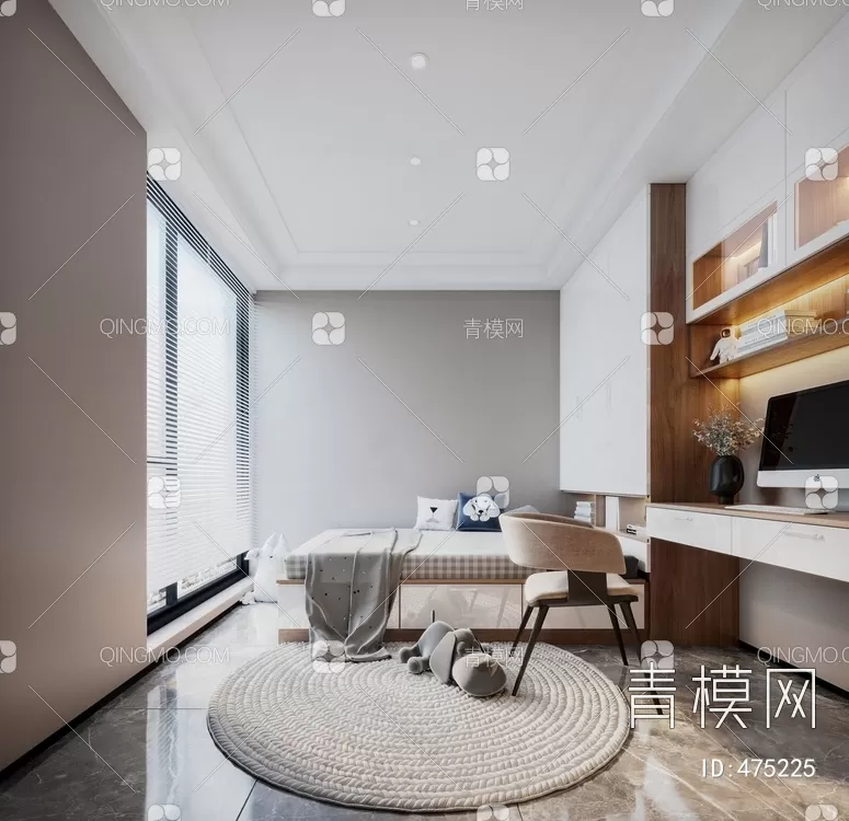 BED FOR KID – 3D MODELS – 126 – PRO