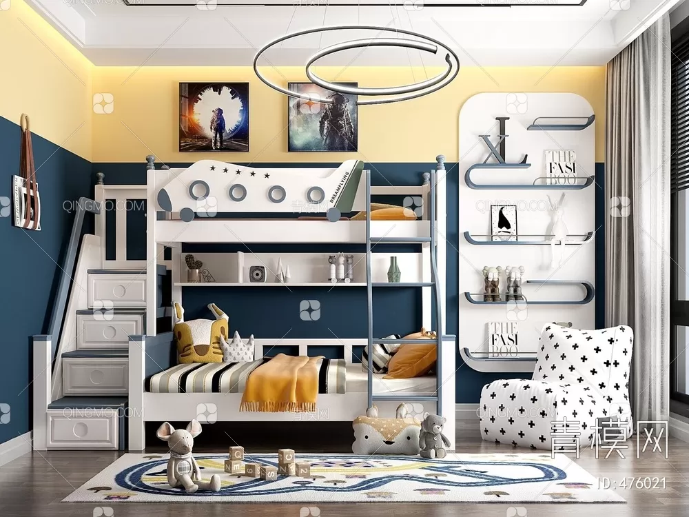 BED FOR KID – 3D MODELS – 136 – PRO