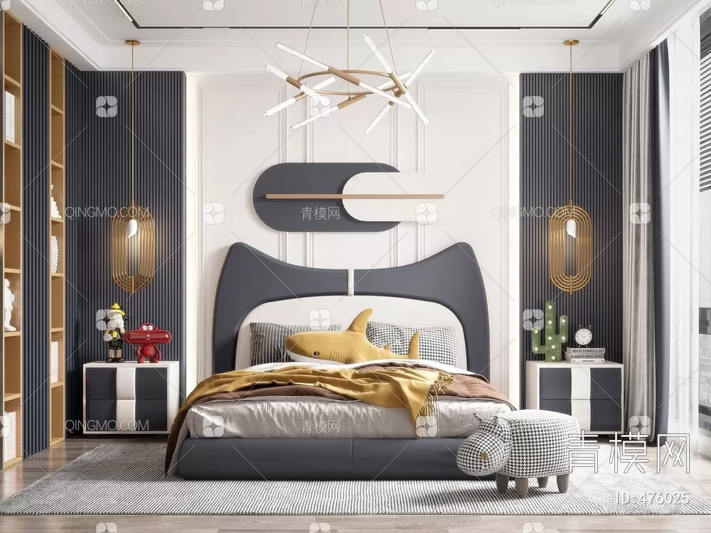 BED FOR KID – 3D MODELS – 138 – PRO