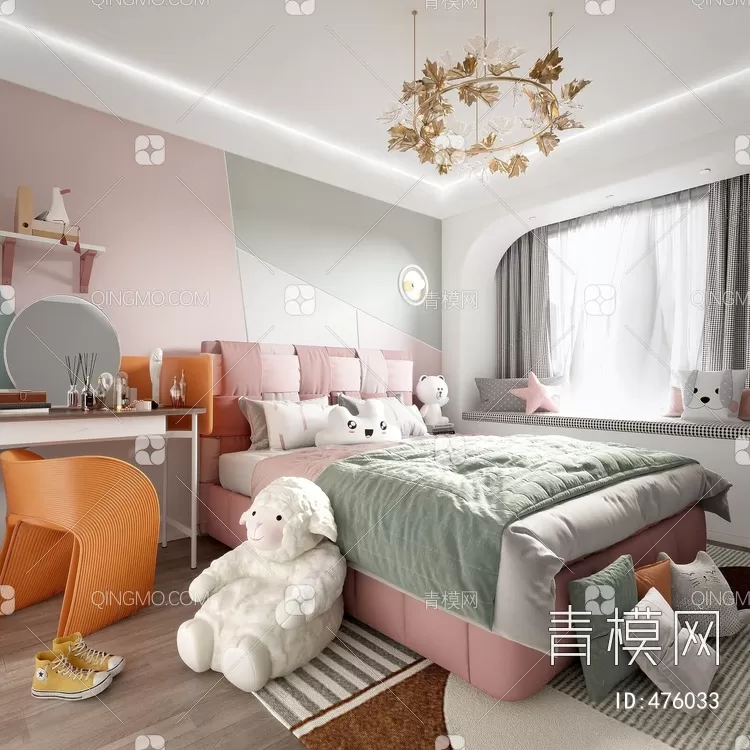 BED FOR KID – 3D MODELS – 143 – PRO