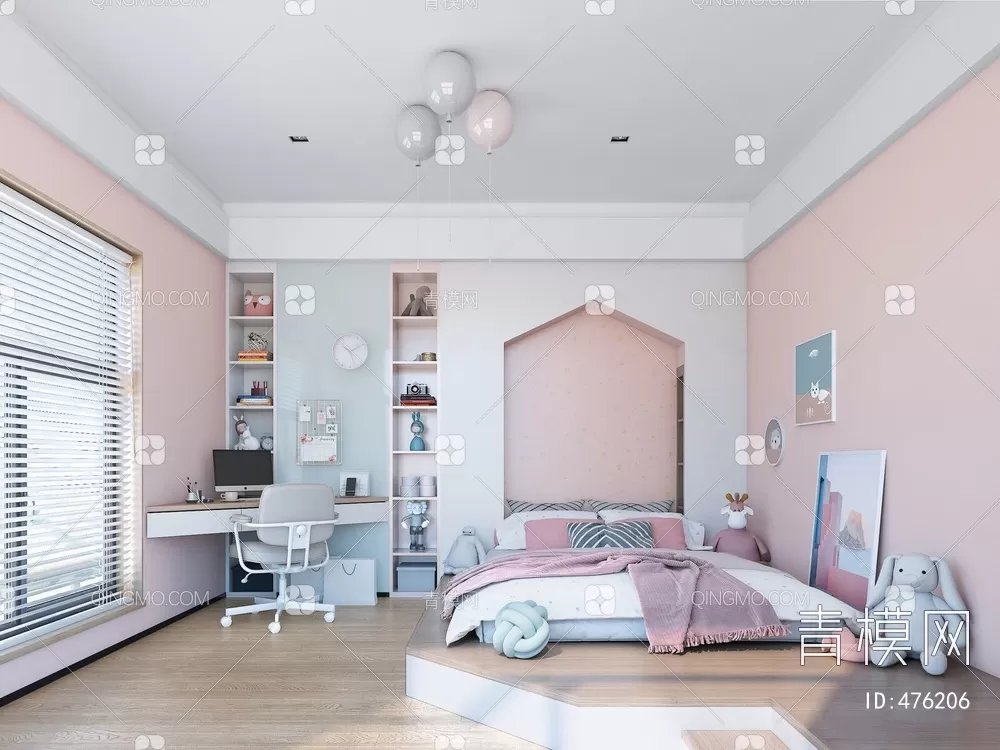 BED FOR KID – 3D MODELS – 146 – PRO