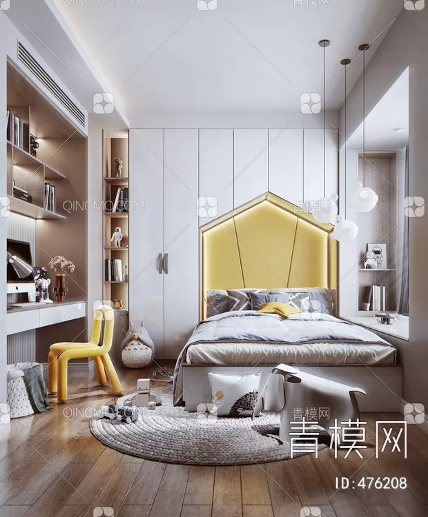 BED FOR KID – 3D MODELS – 148 – PRO