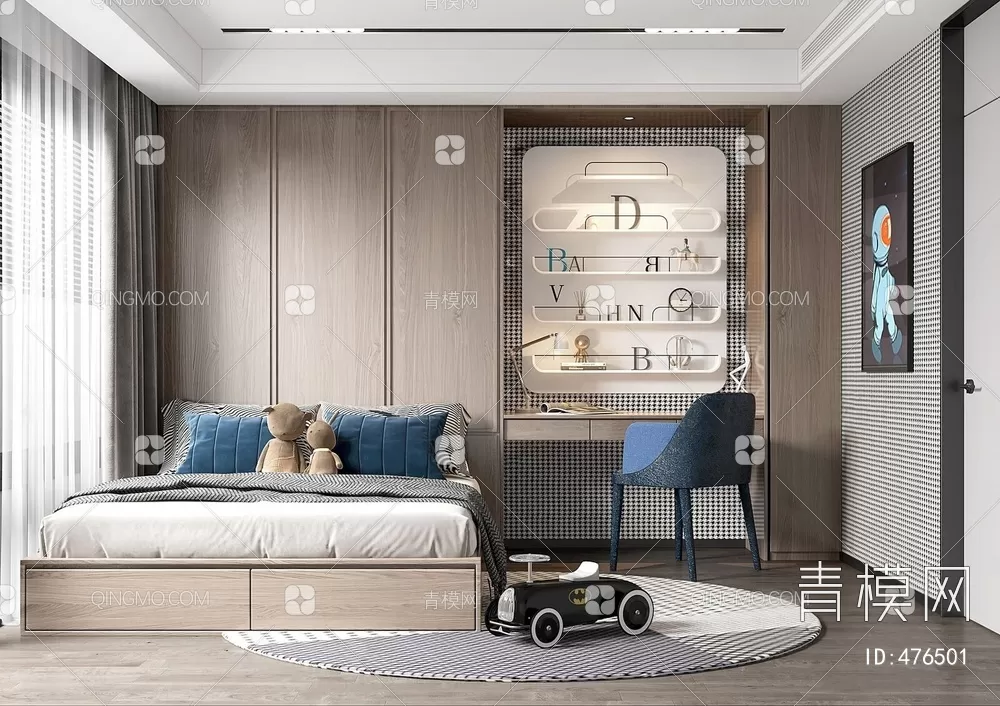 BED FOR KID – 3D MODELS – 155 – PRO