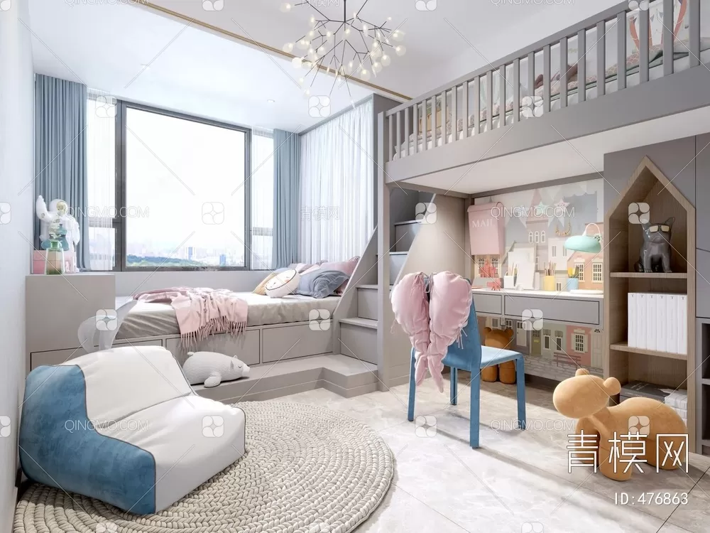 BED FOR KID – 3D MODELS – 158 – PRO