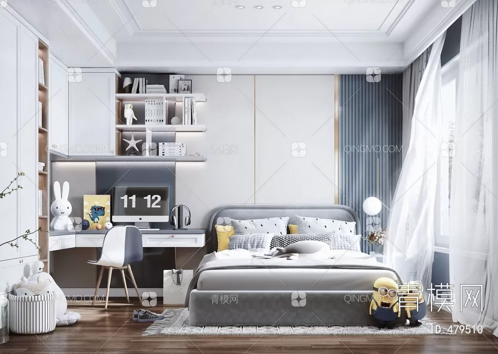 BED FOR KID – 3D MODELS – 161 – PRO