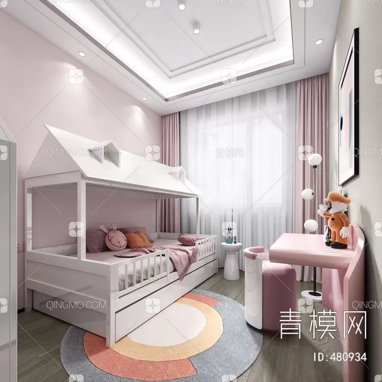 BED FOR KID – 3D MODELS – 165 – PRO