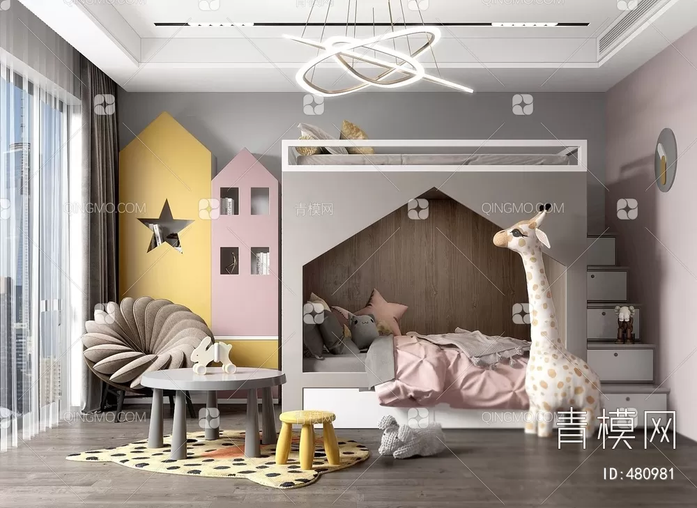 BED FOR KID – 3D MODELS – 167 – PRO