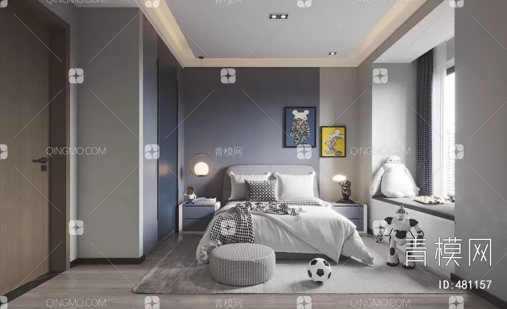 BED FOR KID – 3D MODELS – 170 – PRO