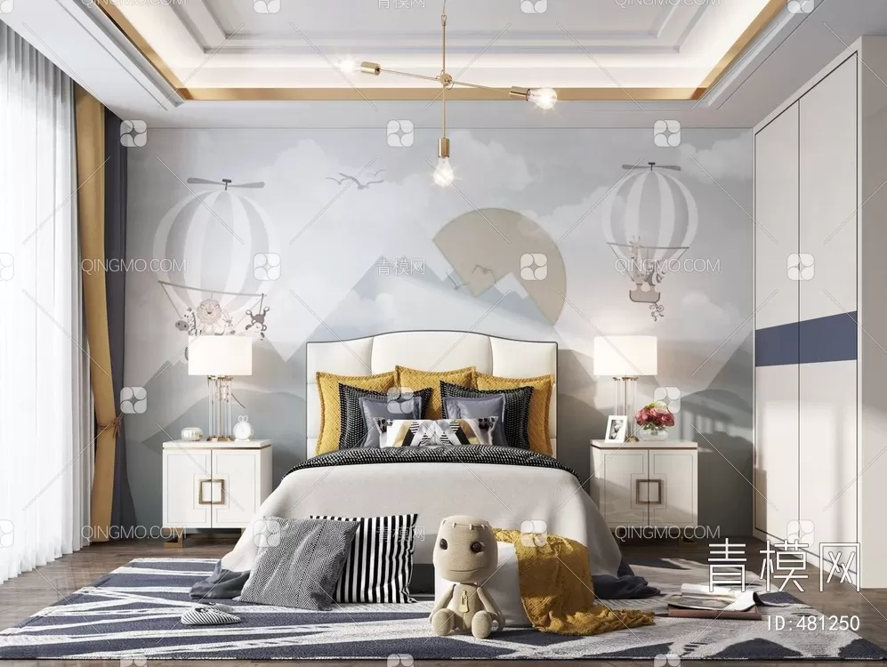 BED FOR KID – 3D MODELS – 171 – PRO