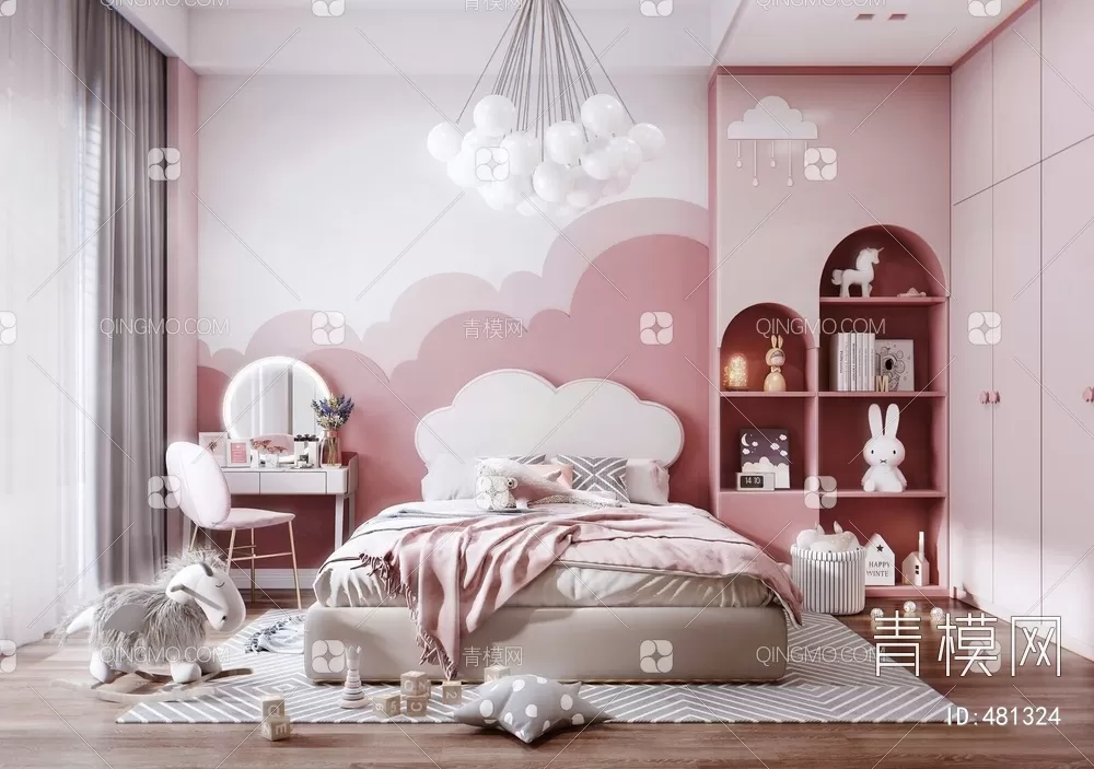 BED FOR KID – 3D MODELS – 173 – PRO