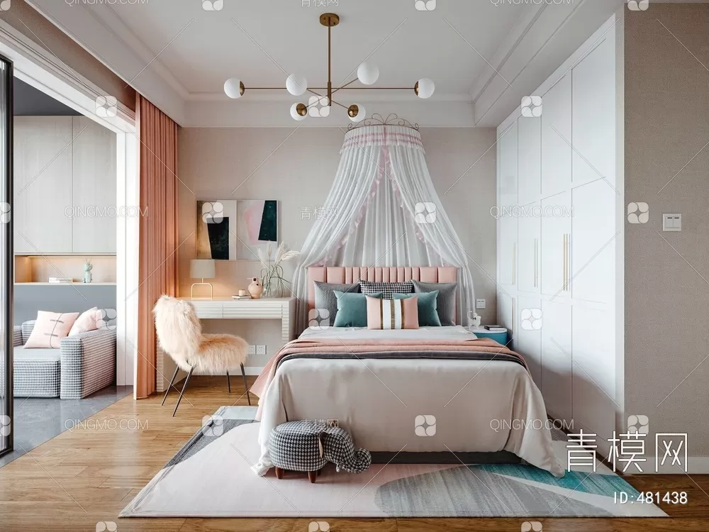 BED FOR KID – 3D MODELS – 174 – PRO